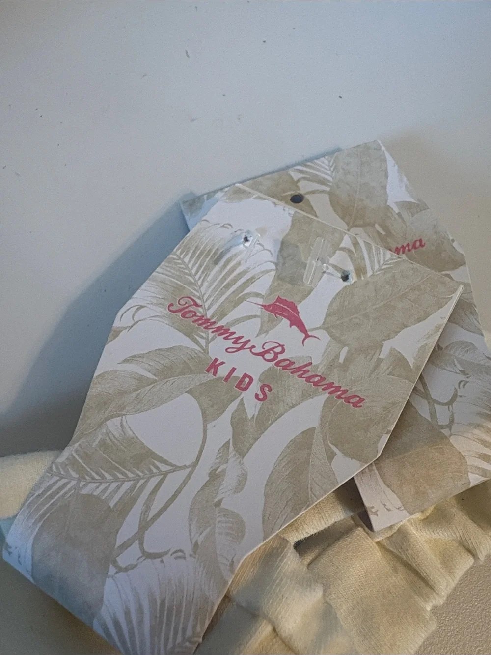 Tommy Bahama Kids Cream Knot Head Wrap NWT